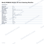 BenQ MOBIUZ EX251 25 Inch Gaming Monitor