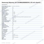 Samsung Odyssey G4 LS25BG400EWXXL 25 Inch Gaming Monitor