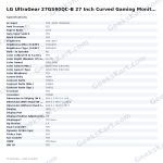 LG UltraGear 27GS60QC-B 27 Inch Curved Gaming Monitor