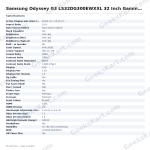 Samsung Odyssey G3 LS32DG300EWXXL 32 Inch Gaming Monitor