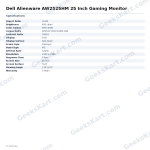 Dell Alienware AW2525HM 25 Inch Gaming Monitor