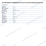 LG UltraGear 32G600A-B 32 Inch Curved Gaming Monitor