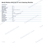 BenQ Mobiuz EX271Q 27 Inch Gaming Monitor