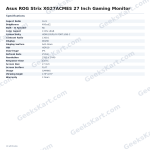 Asus ROG Strix XG27ACMES 27 Inch Gaming Monitor