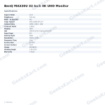 BenQ MA320U 32 Inch 4K UHD Monitor