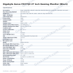 Gigabyte Aorus FO27Q3 27 Inch Gaming Monitor (Black)