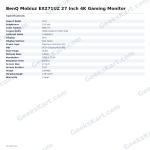 BenQ Mobiuz EX271UZ 27 Inch 4K Gaming Monitor