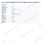 Asus ProArt PA27JCV 27 Inch 5K HDR Professional Monitor