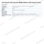 Ant Esports ICE Chroma ARGB 240mm CPU Liquid Cooler