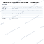 Thermaltake Toughliquid Ultra 240 CPU Liquid Cooler