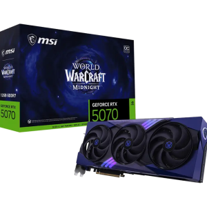 MSI GeForce RTX 5070 World Of Warcraft Midnight Void Edition OC 12GB NVIDIA Graphic Card