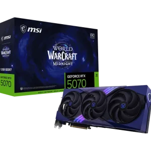 MSI GeForce RTX 5070 World Of Warcraft Midnight Void Edition OC 12GB NVIDIA Graphic Card