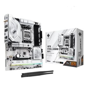 ASROCK X870 Steel Legend Wifi DDR5 AMD Motherboard ( White )