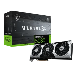 MSI Geforce RTX 5080 Ventus 3X OC Plus 16GB NVIDIA Graphic Card