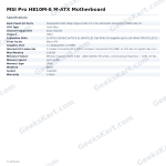 MSI Pro H810M-E M-ATX Motherboard