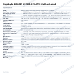 Gigabyte B760M H DDR4 M-ATX Motherboard