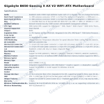 Gigabyte B650 Gaming X AX V2 WIFI ATX Motherboard