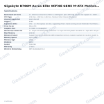 Gigabyte B760M Aorus Elite WiFi6E GEN5 M-ATX Motherboard