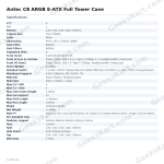 Antec C8 ARGB E-ATX Full Tower Case – Dual Chamber with 270° Tempered Glass