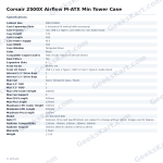 Corsair 2500X Dual Chamber mATX Mini Tower Case (CC-9011265-WW)