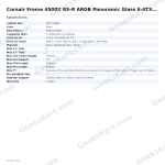 Corsair Frame 4500X RS-R ARGB Panoramic Glass E-ATX Mid Tower Case