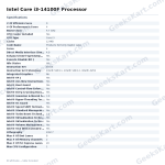 Intel Core i3-14100F Processor