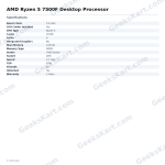 AMD Ryzen 5 7500F Desktop Processor