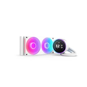 NZXT Kraken Elite 240 240mm RGB CPU Liquid Cooler ( With LCD Display ) ( White )