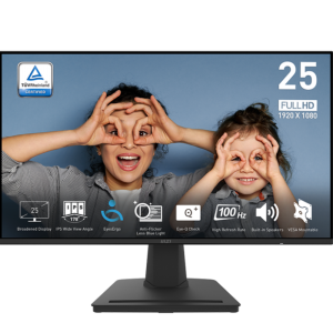 MSI Pro MP252 24.5-Inch FHD 100Hz IPS Monitor with Adaptive Sync & EyesErgo
