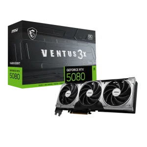 MSI GeForce RTX 5080 Ventus 3X OC 16GB NVIDIA Graphic Card