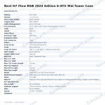 Nzxt H7 Flow RGB 2024 Edition E-ATX Mid Tower Case