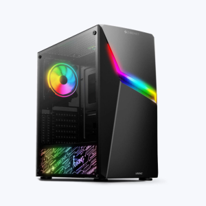 ZEBRONICS Zeb-Viking ATX Mid Tower Gaming Cabinet (Black)