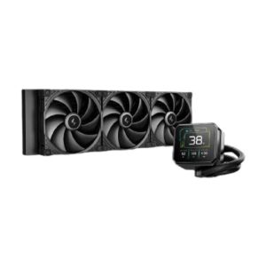 DEEPCOOL Spartacus 420 420mm CPU Liquid Cooler ( Black ) ( With LCD Display )