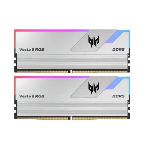 ACER Predator Vesta II RGB 32GB ( 16GBx2 ) 7200MHz DDR5 RAM (Silver) ( CL34 )
