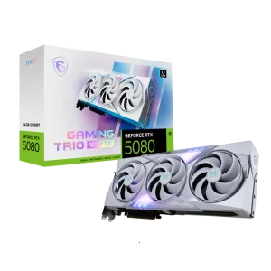 MSI GeForce RTX 5080 Gaming Trio White 16GB NVIDIA Graphic Card