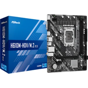 ASROCK H610M-HDV/M.2 R2.0 DDR4 Intel Motherboard