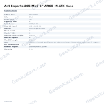 Ant Esports 205 Mini 6F ARGB M-ATX Case