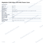 Gigabyte C103 Glass ATX Mid Tower Case