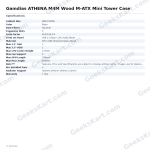 Gamdias ATHENA M4M Wood M-ATX Mini Tower Case