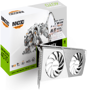 INNO3D GeForce RTX 4070 Twin X2 OC White Nvidia Graphic Card