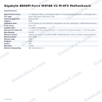 Gigabyte B850M Force WIFI6E V2 M-ATX Motherboard