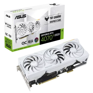ASUS TUF Gaming RTX 4070 Ti Super BTF OC White 16GB Nvidia Graphics Card