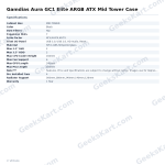 Gamdias Aura GC1 Elite ARGB ATX Mid Tower Case