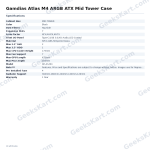 Gamdias Atlas M4 ARGB ATX Mid Tower Case