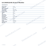 LG 24U411A-B 24 Inch Monitor