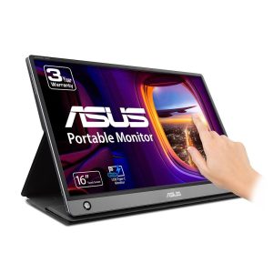 ASUS ZenScreen MB16AMT 15.6-Inch FHD IPS Portable Touch Monitor with Built-In Battery