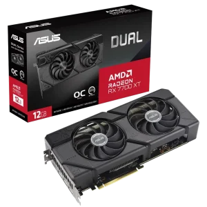 ASUS Dual Radeon RX 7700 XT OC Edition 12GB AMD Graphic Card