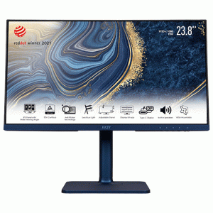 MSI Modern MD241P Ultramarine 23.8-Inch FHD IPS Monitor with 75Hz, AMD FreeSync & USB-C