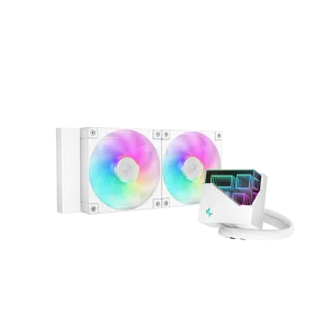 DEEPCOOL LT240 ARGB 240mm CPU Liquid Cooler ( White )