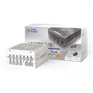 SUPER FLOWER Leadex VII 1000W 80+ Platinum Pro Fully Modular ATX 3.1 Power Supply ( 1000W ) ( White )